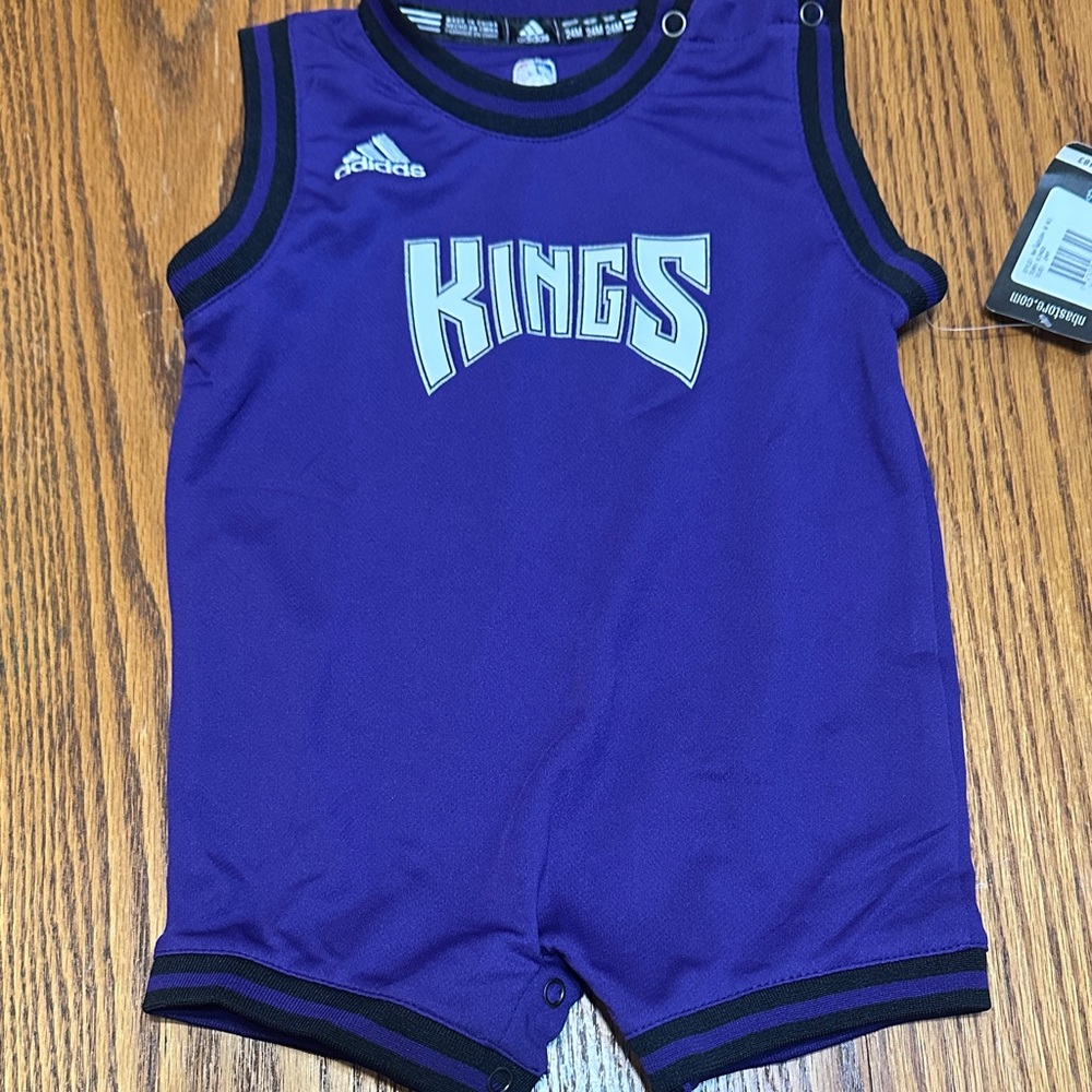 Adidas Purple Kings Toddler Romper